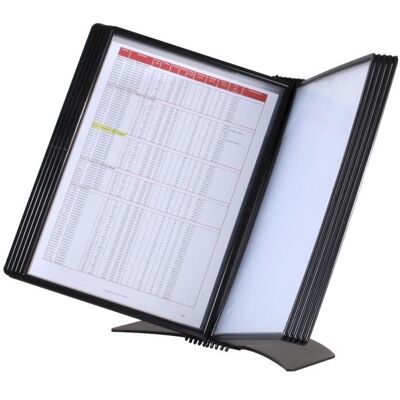 B.N.T., Kalender, Registersystem A4 Easymount t/10 lommer sort bordmodel (A4) B.N.T., Kalender, Registersystem A4 Easymount t/10 lommer sort bordmodel (A4)