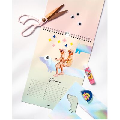 Folia, Kalender, DIY Fotokalender, shades of rainbow, DIN A4, 190g/m², 13 Seiten mit Spiralbindung (A4) Folia, Kalender, DIY Fotokalender, shades of rainbow, DIN A4, 190g/m², 13 Seiten mit Spiralbindung (A4)