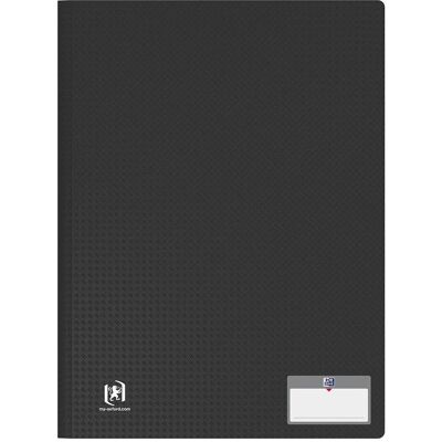 Elba, Mappe, Sichtbuch "Memphis", DIN A4, mit 100 Hüllen, schwarz aus PP, mit Beschriftungsetikett (A4) Elba, Mappe, Sichtbuch "Memphis", DIN A4, mit 100 Hüllen, schwarz aus PP, mit Beschriftungsetikett (A4)