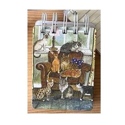 Teka, Heft + Block, Kolononotes A7 SSN60 Haus voller Katzen (A7, Liniert, Harter Einband) Teka, Heft + Block, Kolononotes A7 SSN60 Haus voller Katzen (A7, Liniert, Harter Einband)