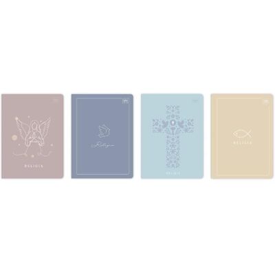 Interdruk, Heft + Block, Notizbuch A5/32K Raster Religion (10 Stück) (A5, Kariert) Interdruk, Heft + Block, Notizbuch A5/32K Raster Religion (10 Stück) (A5, Kariert)
