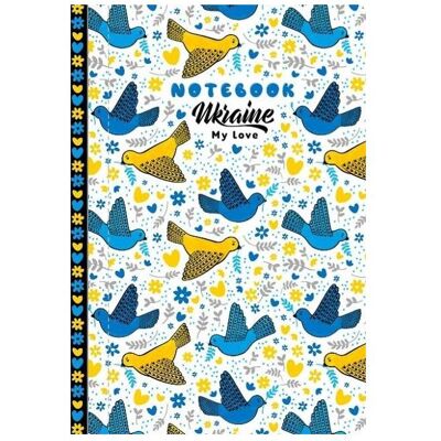Fresh, Heft + Block, Dekoratives Notizbuch A6/64K Raster TW Pigeons (A6, Harter Einband) Fresh, Heft + Block, Dekoratives Notizbuch A6/64K Raster TW Pigeons (A6, Harter Einband)