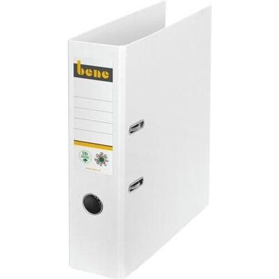 Bene, Ordner, No.1 Ordner weiss stabile Pappe 8,0 cm DIN A4 (A4, 80 mm, 1 Stk.) Bene, Ordner, No.1 Ordner weiss stabile Pappe 8,0 cm DIN A4 (A4, 80 mm, 1 Stk.)