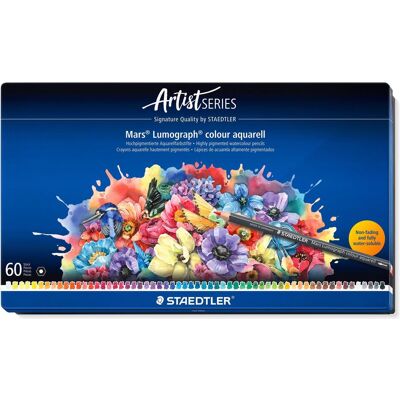 Staedtler Malstifte, Aquarellfarbstifte wasservermalbar (60x) Staedtler Malstifte, Aquarellfarbstifte wasservermalbar (60x)
