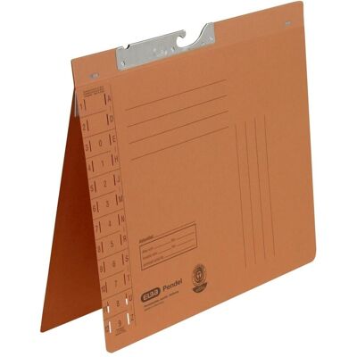 Elba, Mappe, Pendelhefter, DIN A4, Manilakarton, 320 g-qm, orange (A4, 1x) Elba, Mappe, Pendelhefter, DIN A4, Manilakarton, 320 g-qm, orange (A4, 1x)