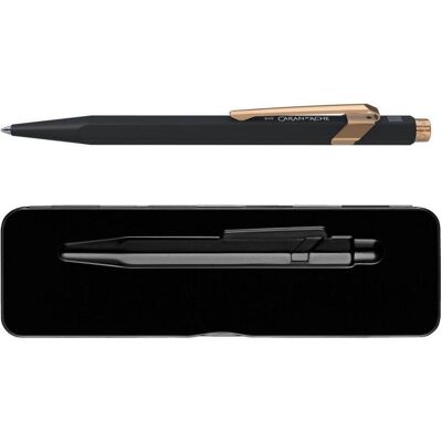 Caran d'Ache, Schreibstifte, Caran d'Arche CARAN D'ACHE Kugelschreiber 849, mattschwarz GT (1x) Caran d'Ache, Schreibstifte, Caran d'Arche CARAN D'ACHE Kugelschreiber 849, mattschwarz GT (1x)