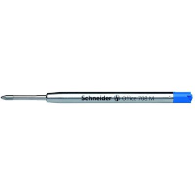 10x Schneider, Ersatzpatronen + Tintenfass, Kugelschreibermine Office 708 (Blau, 0.50 mm, 1 Stk.) 10x Schneider, Ersatzpatronen + Tintenfass, Kugelschreibermine Office 708 (Blau, 0.50 mm, 1 Stk.)