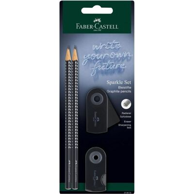 Faber-Castell, Bleistift, Sparkle Bleistiftset (B, HB, 2x) Faber-Castell, Bleistift, Sparkle Bleistiftset (B, HB, 2x)