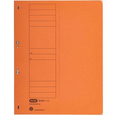 Elba, Mappe, Ösenhefter aus Karton, orange, Amtsheftung halber Vorderdeckel, gepackt zu 50 Stück (A4, 50x) Elba, Mappe, Ösenhefter aus Karton, orange, Amtsheftung halber Vorderdeckel, gepackt zu 50 Stück (A4, 50x)