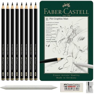 Faber-Castell, Bleistift, Graphitstift Graphit Set (2 mm, B, HB, 11x) Faber-Castell, Bleistift, Graphitstift Graphit Set (2 mm, B, HB, 11x)