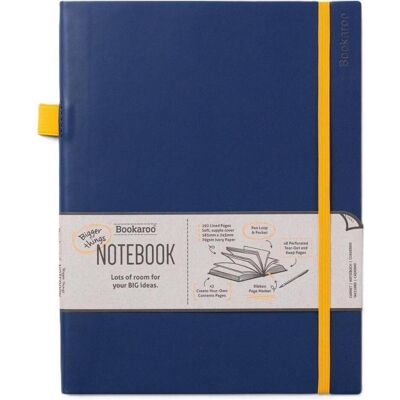 Teka, Heft + Block, Bookaroo Notizbuch Journal gross – Marineblau (Liniert) Teka, Heft + Block, Bookaroo Notizbuch Journal gross – Marineblau (Liniert)
