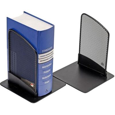 Alba, Buchstütze, Buchsttze "MESHER", aus Drahtmetall, schwarz (13 x 13 x 16 cm) Alba, Buchstütze, Buchsttze "MESHER", aus Drahtmetall, schwarz (13 x 13 x 16 cm)