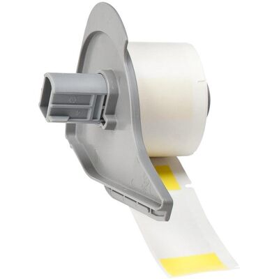Brady, Etikettenrolle, M7-21-427-YL, Vinyl, selbstlaminierend, Gelb/Transparent, matt, 25.40 x 19.05(63.50) mm, für (33.32 mm) Brady, Etikettenrolle, M7-21-427-YL, Vinyl, selbstlaminierend, Gelb/Transparent, matt, 25.40 x 19.05(63.50) mm, für (33.32 mm)