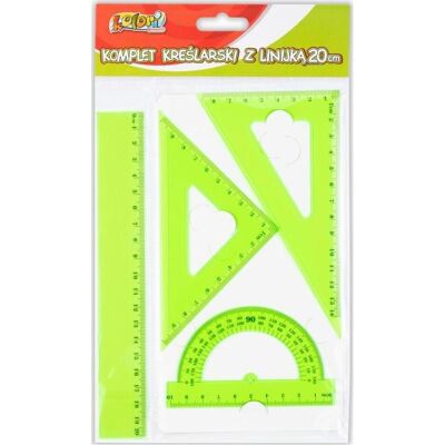 Penmate, Lineal, Drafting set with a ruler 20cm green (20 cm, Kunststoff) Penmate, Lineal, Drafting set with a ruler 20cm green (20 cm, Kunststoff)