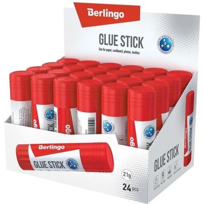 Berlingo, Klebestift, Klebestift PVP 21g (24Stk) Berlingo, Klebestift, Klebestift PVP 21g (24Stk)
