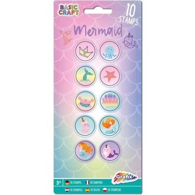 Grafix, Stempel, Stempelset Zeemeermin Grafix, Stempel, Stempelset Zeemeermin