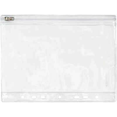 Foldersys, Mappe, Gleitverschlusstasche 210x156mm (keine A5 Blätter) PVC mit Lochung klar (A5) Foldersys, Mappe, Gleitverschlusstasche 210x156mm (keine A5 Blätter) PVC mit Lochung klar (A5)