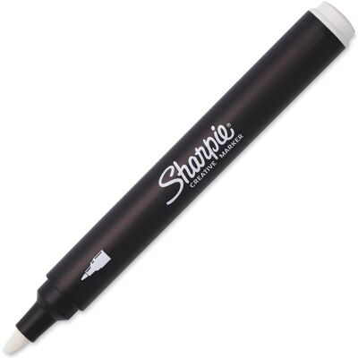 Sharpie, Marker, Kreativmarker Rundspitze Acryl weiss (1x) Sharpie, Marker, Kreativmarker Rundspitze Acryl weiss (1x)