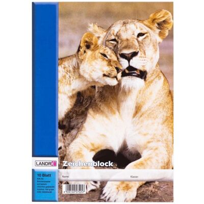 Landré, Heft + Block, A4 gehefteter Zeichenblock (A4, Blanko, Harter Einband) Landré, Heft + Block, A4 gehefteter Zeichenblock (A4, Blanko, Harter Einband)