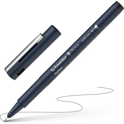Schneider, Schreibstifte, Fineliner Pictus, 0,05 mm, schwarz (1x) Schneider, Schreibstifte, Fineliner Pictus, 0,05 mm, schwarz (1x)