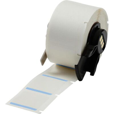 Brady, Etikettenrolle, M6-19-494-BL, Polyester, Weiss/Blau, glänzend, 25.40 x 25.40 mm, permanent (250 E.) (25.40 mm) Brady, Etikettenrolle, M6-19-494-BL, Polyester, Weiss/Blau, glänzend, 25.40 x 25.40 mm, permanent (250 E.) (25.40 mm)