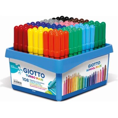 Giotto, Marker, Turbo Maxi Marker Pen 108 Dose (108x) Giotto, Marker, Turbo Maxi Marker Pen 108 Dose (108x)
