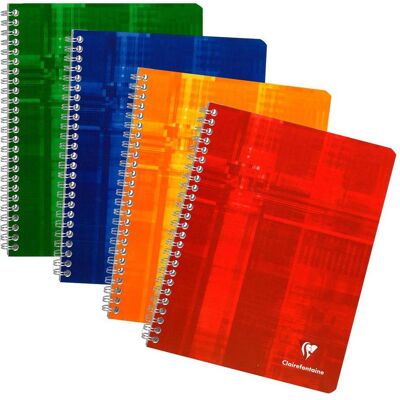 Clairefontaine, Heft + Block, Spiralheft (17 x 22 cm, Kariert, Weicher Einband) Clairefontaine, Heft + Block, Spiralheft (17 x 22 cm, Kariert, Weicher Einband)