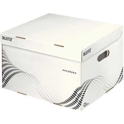 LEITZ Weiße Archivbox - 367x263x325mm - Ordneraufbewahrung LEITZ Weiße Archivbox - 367x263x325mm - Ordneraufbewahrung