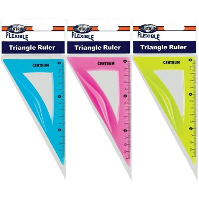 Centrum Lineal, Flexibles Kunststoffdreieck 14 cm 88014 (14 cm, Kunststoff) Centrum Lineal, Flexibles Kunststoffdreieck 14 cm 88014 (14 cm, Kunststoff)