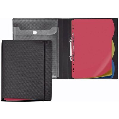 Veloflex, Mappe, Ringbuch Diamond Verwendung für Papierformat: DIN A4 Werkstoff: Polypropylen Farbe: schwarz (A4, 1x) Veloflex, Mappe, Ringbuch Diamond Verwendung für Papierformat: DIN A4 Werkstoff: Polypropylen Farbe: schwarz (A4, 1x)