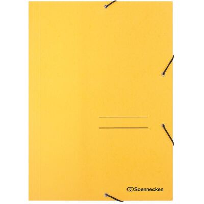 Soennecken, Mappe, Einlagemappe A4, Gelb, 3 Klappen (A4, 1x) Soennecken, Mappe, Einlagemappe A4, Gelb, 3 Klappen (A4, 1x)