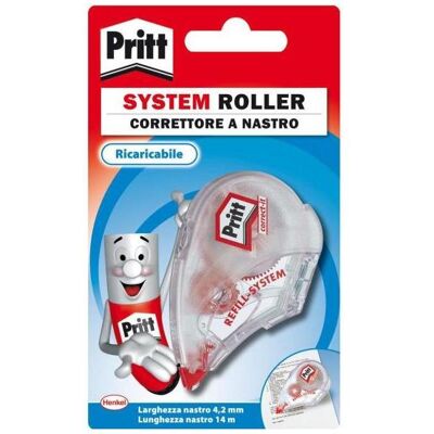 Pritt, Korrekturmittel, Korrekturroller refill 4,2mmx12m - (12 meter pr. stk. x 10 ) Pritt, Korrekturmittel, Korrekturroller refill 4,2mmx12m - (12 meter pr. stk. x 10 )