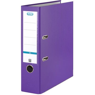 Elba, Ordner, Ordner smart PP-Papier, Rückenbreite: 80 mm, violett DIN A4, Einband aussen PP (A4, 80 mm, 1 Stk.) Elba, Ordner, Ordner smart PP-Papier, Rückenbreite: 80 mm, violett DIN A4, Einband aussen PP (A4, 80 mm, 1 Stk.)