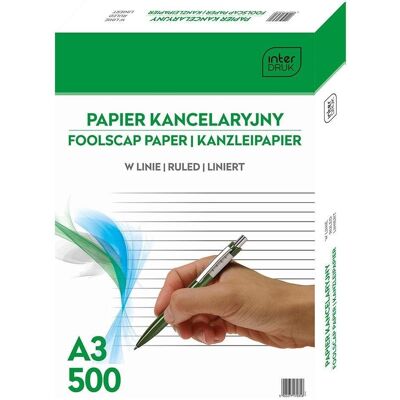 Interdruk, Heft + Block, Kraftpapier A3 (A3, Liniert) Interdruk, Heft + Block, Kraftpapier A3 (A3, Liniert)