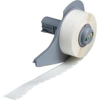 Brady, Etikettenrolle, M7C-375-412, Polypropylen, Weiss, matt, 9.53 mm x 15.24 m, nicht klebend, Endlos Brady, Etikettenrolle, M7C-375-412, Polypropylen, Weiss, matt, 9.53 mm x 15.24 m, nicht klebend, Endlos