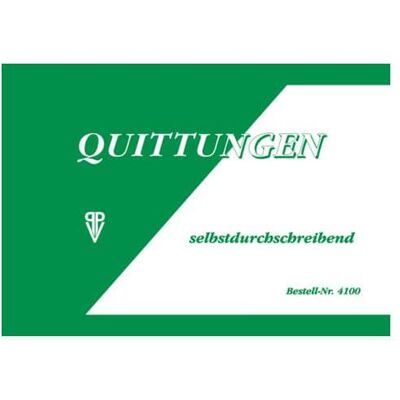 Neutral, Formular, Quittung, MwSt. separat ausgewiesen Formularbuch 4100 (40x) Neutral, Formular, Quittung, MwSt. separat ausgewiesen Formularbuch 4100 (40x)