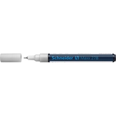 Schneider, Marker, Lackmarker Maxx 278 0,8mm weiss (1x) Schneider, Marker, Lackmarker Maxx 278 0,8mm weiss (1x)