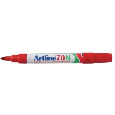 Shachihata, Marker, Artline 70N Permanentmarker Mittel Rundspitze 1,5 mm Rot Refillable (12x) Shachihata, Marker, Artline 70N Permanentmarker Mittel Rundspitze 1,5 mm Rot Refillable (12x)