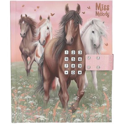 Magni, Heft + Block, Miss Melody (15 x 18 cm, Liniert, Harter Einband) Magni, Heft + Block, Miss Melody (15 x 18 cm, Liniert, Harter Einband)
