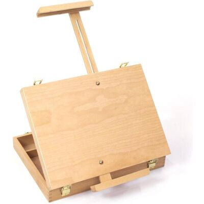 Kangaro, Staffelei, kistezel - beukenhout - met handvat - voor canvas tot 70cm - K-830040 Kangaro, Staffelei, kistezel - beukenhout - met handvat - voor canvas tot 70cm - K-830040