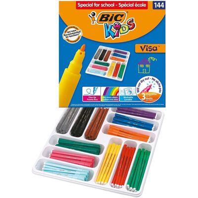 Bic, Malstifte, Kids Visa, 144st. (144x) Bic, Malstifte, Kids Visa, 144st. (144x)