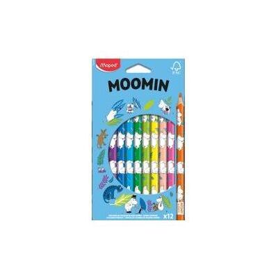 Maped, Malstifte, Mumin Jumbo Dreiecks-Wachsmalstifte, 12 Stück (12x) Maped, Malstifte, Mumin Jumbo Dreiecks-Wachsmalstifte, 12 Stück (12x)
