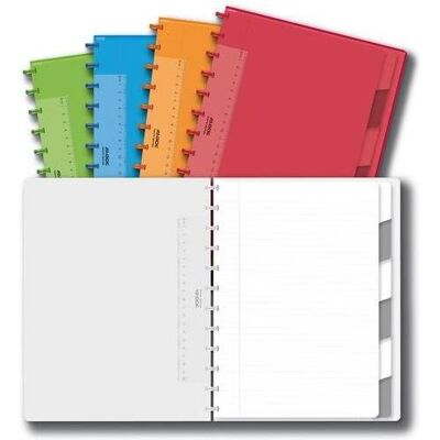 Adoc, Heft + Block, Notizbuch Colourlines Spiralbindung DIN A4 Liniert PP (Polypropylen) Weiss (A4, Liniert) Adoc, Heft + Block, Notizbuch Colourlines Spiralbindung DIN A4 Liniert PP (Polypropylen) Weiss (A4, Liniert)