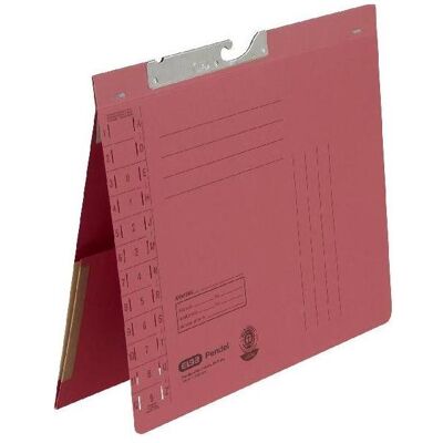 Elba, Mappe, Pendelhefter mit Tasche, DIN A4, Manilakarton, rot (A4, 50x) Elba, Mappe, Pendelhefter mit Tasche, DIN A4, Manilakarton, rot (A4, 50x)