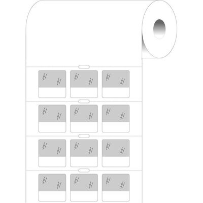 Brady, Etikettenrolle, BPT-211-427, Vinyl, Weiss/Transparent, selbstlaminierend, 25,4 x 9,53(25,4)mm, 3-bahnig, Kabe (108 mm) Brady, Etikettenrolle, BPT-211-427, Vinyl, Weiss/Transparent, selbstlaminierend, 25,4 x 9,53(25,4)mm, 3-bahnig, Kabe (108 mm)