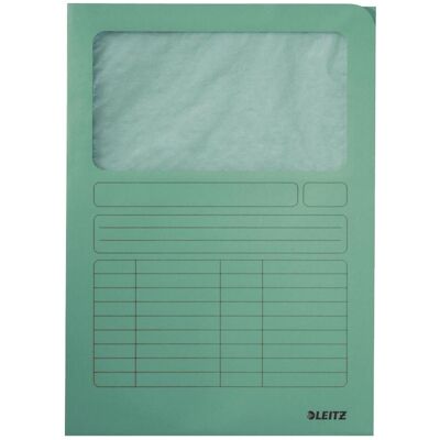 Leitz, Mappe, 100 Dokumententaschen 3950 DIN A4 grün glatt (A4, 100x) Leitz, Mappe, 100 Dokumententaschen 3950 DIN A4 grün glatt (A4, 100x)