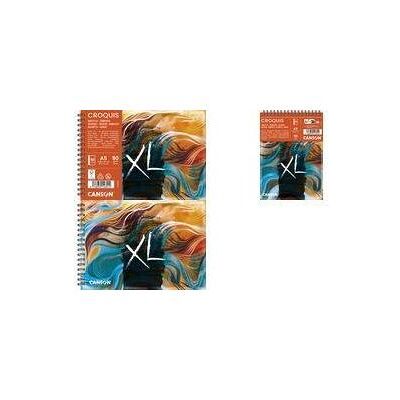 Canson, Heft + Block, Skizzen- und Studienbuch XL SKIZZE Waves, DIN A5 90 g/qm, 80 Blatt, mit Spiralheftung, sehr stabile (A5) Canson, Heft + Block, Skizzen- und Studienbuch XL SKIZZE Waves, DIN A5 90 g/qm, 80 Blatt, mit Spiralheftung, sehr stabile (A5)