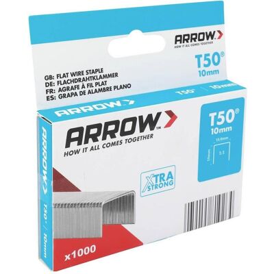 Arrow, Büroklammer, 819264 Flachdrahtklammern Typ 50 1000 St. (1000x) Arrow, Büroklammer, 819264 Flachdrahtklammern Typ 50 1000 St. (1000x)
