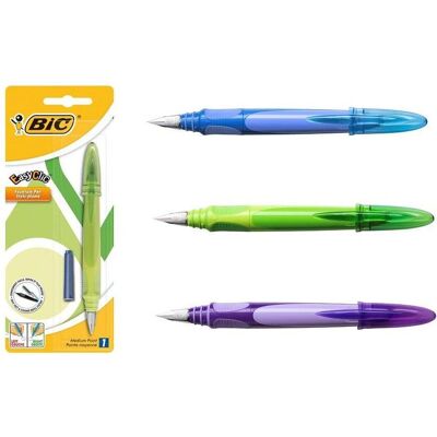 Bic, Schreibstifte, Füller EasyClic Standard, Medium, sortiert, Blister à 1 Stück (1x) Bic, Schreibstifte, Füller EasyClic Standard, Medium, sortiert, Blister à 1 Stück (1x)
