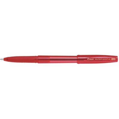 Pilot, Schreibstifte, Kugelschreiber SUPER GRIP G, rot Pilot, Schreibstifte, Kugelschreiber SUPER GRIP G, rot